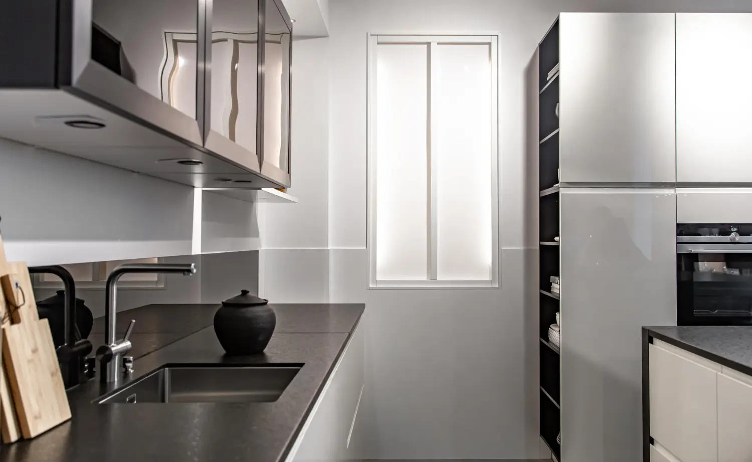 Cocina Gris Visón, Tendencias en colores para muebles de cocina.